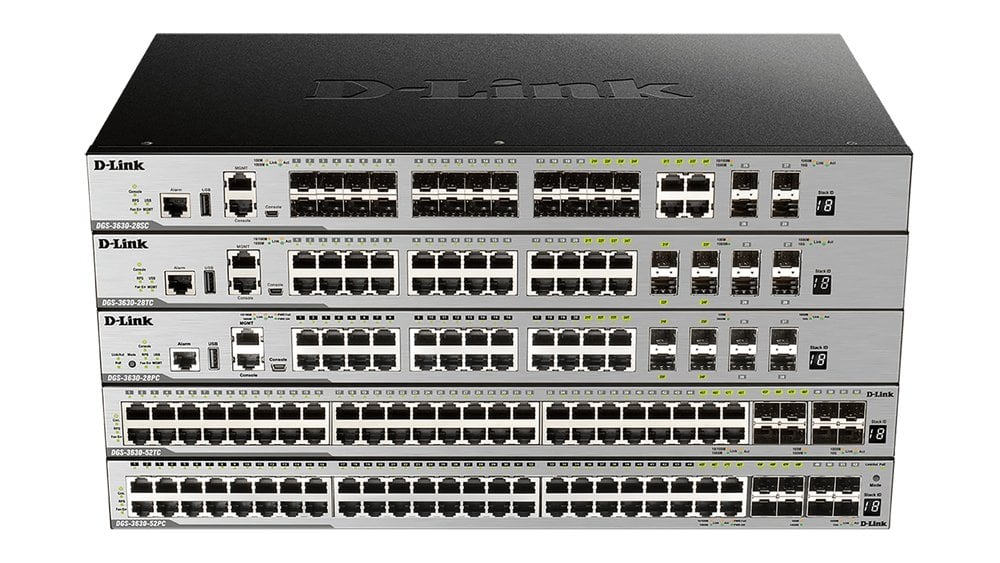 D‑Link añade PoE a su aclamada gama de Switches Gigabit Gestionables DGS‑3630 Layer 3 xStack